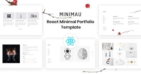 Minimau - React Minimal Portfolio Template