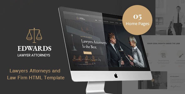 Edwards - Law Firm HTML Template