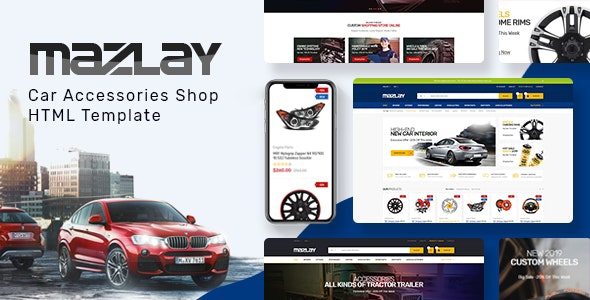 Mazlay - Car Accessories Shop HTML Template