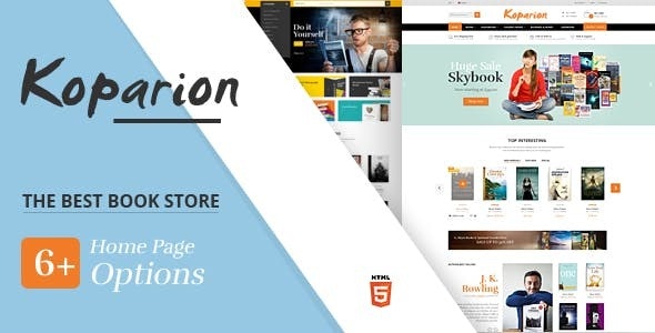 Koparion – Book Shop HTML5 Template