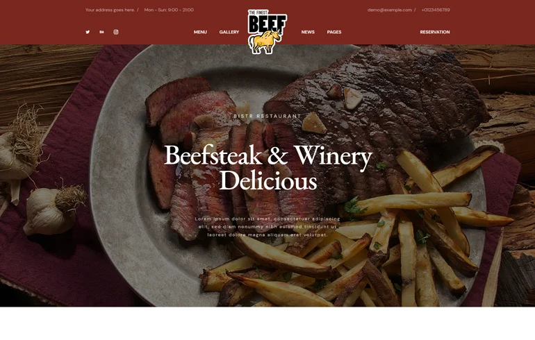 Bistro - Restaurant Bootstrap 5 Template