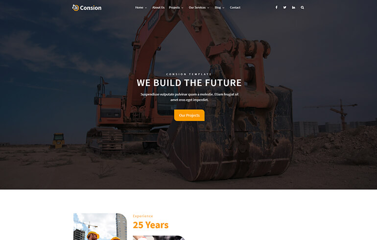 Consion - Construction HTML Template