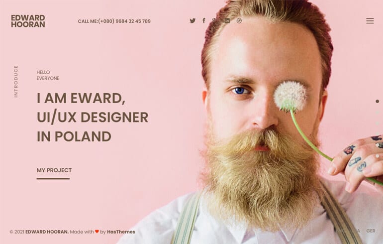 Edward Hooran – HTML5 Bootstrap Template