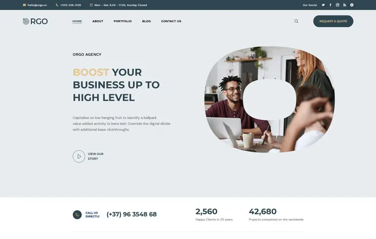 Orgo - Business Bootstrap 5 Template